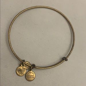 Alex and ani textured bracelet